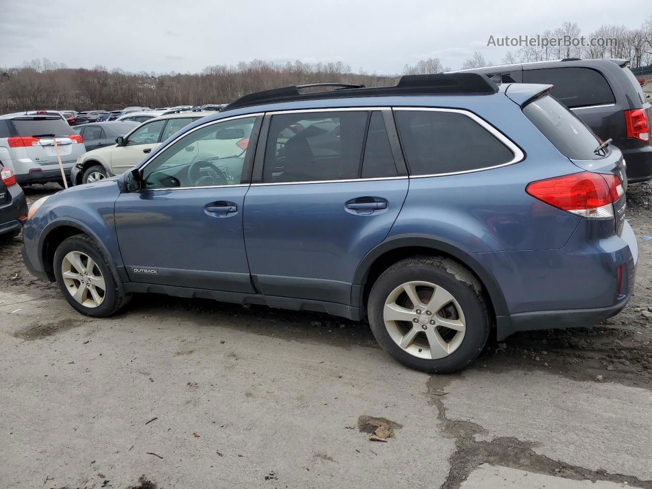 2014 Subaru Outback 2.5i Premium Blue vin: 4S4BRBDC2E3210180