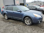 2014 Subaru Outback 2.5i Premium Blue vin: 4S4BRBDC2E3210180