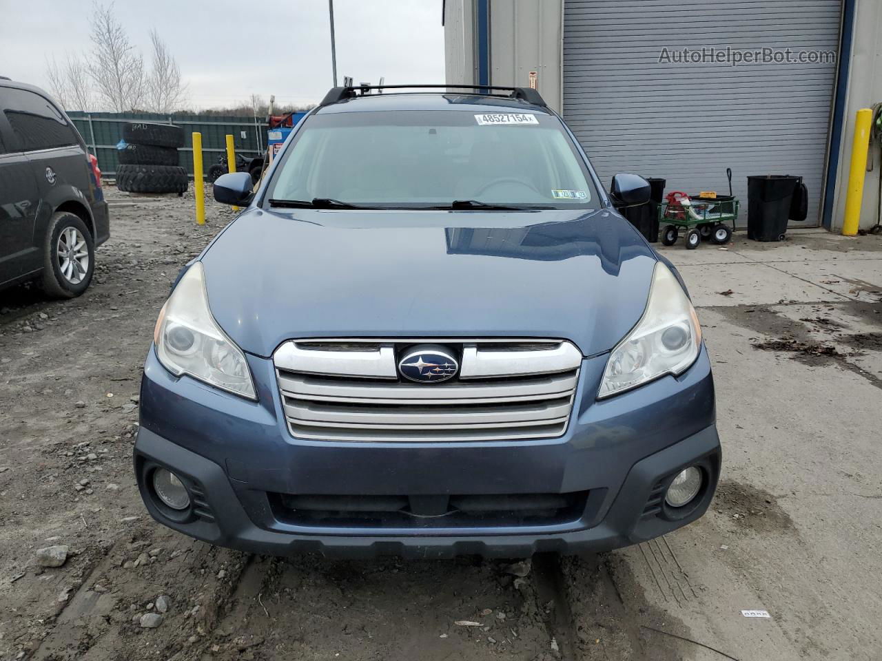 2014 Subaru Outback 2.5i Premium Blue vin: 4S4BRBDC2E3210180