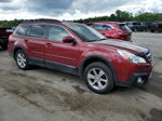 2014 Subaru Outback 2.5i Premium Красный vin: 4S4BRBDC5E3306580