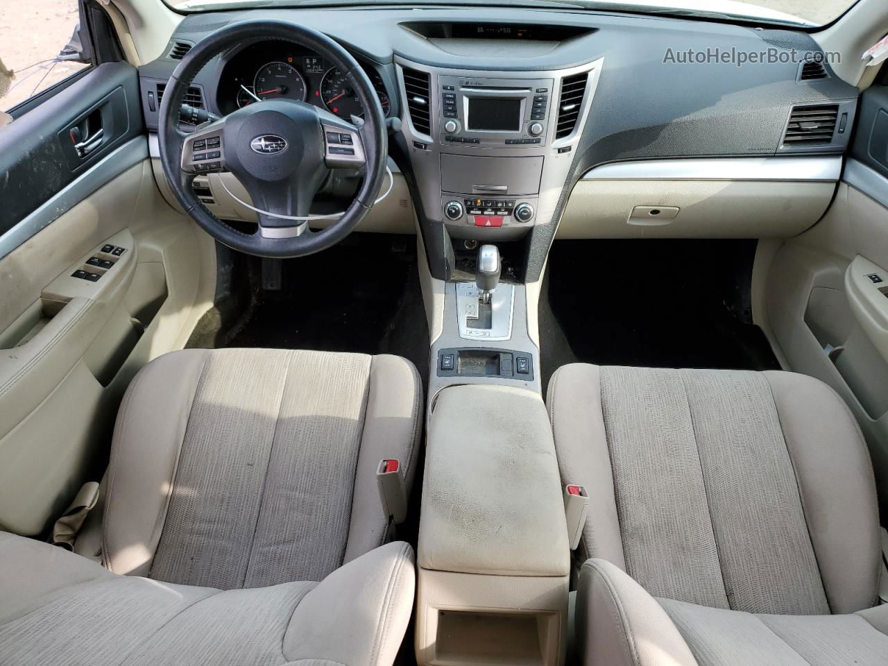 2014 Subaru Outback 2.5i Premium Белый vin: 4S4BRBDC8E3239943