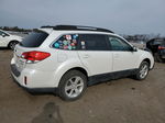 2014 Subaru Outback 2.5i Premium White vin: 4S4BRBDC8E3239943