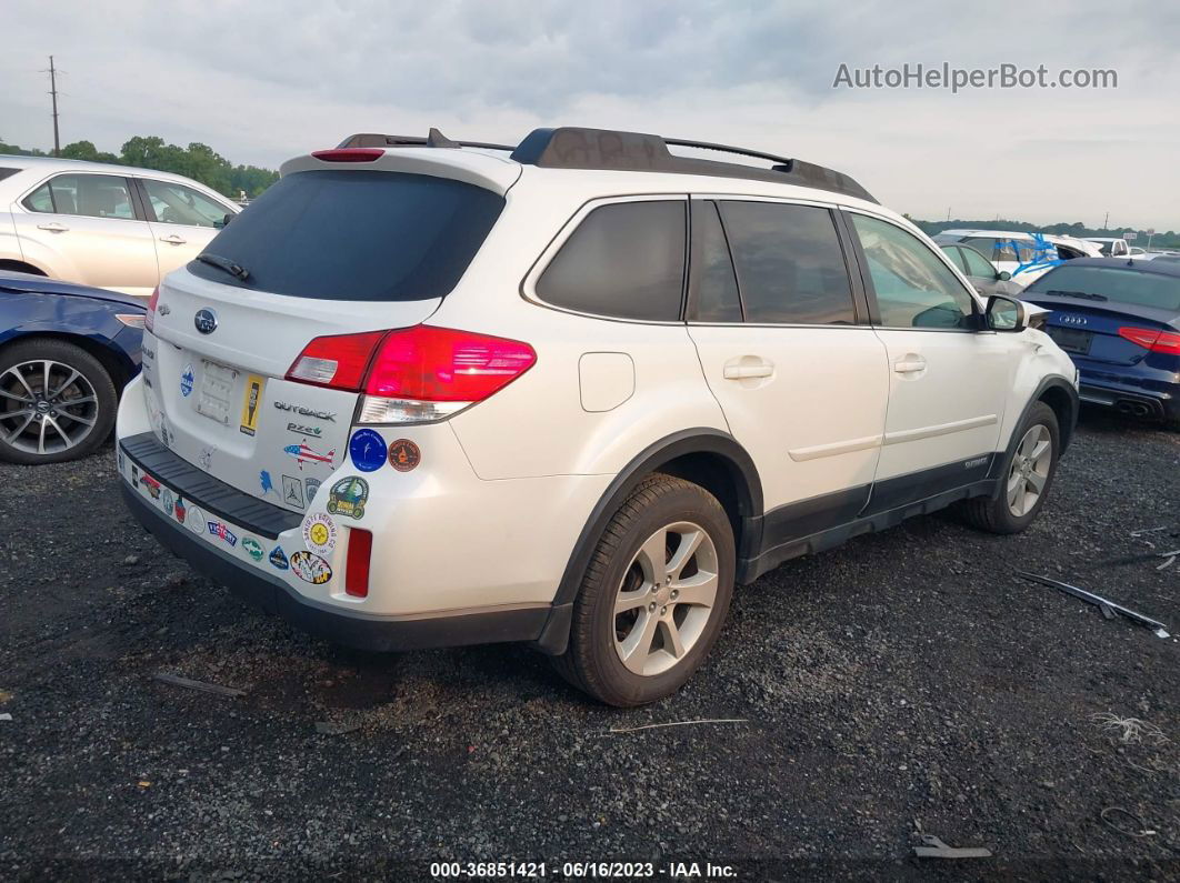 2014 Subaru Outback 2.5i Premium White vin: 4S4BRBFC3E3317932