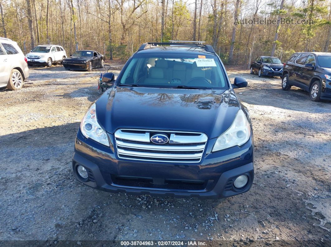 2014 Subaru Outback 2.5i Limited Blue vin: 4S4BRBKC8E3227939