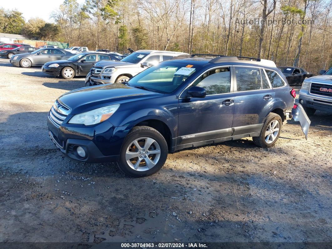 2014 Subaru Outback 2.5i Limited Blue vin: 4S4BRBKC8E3227939