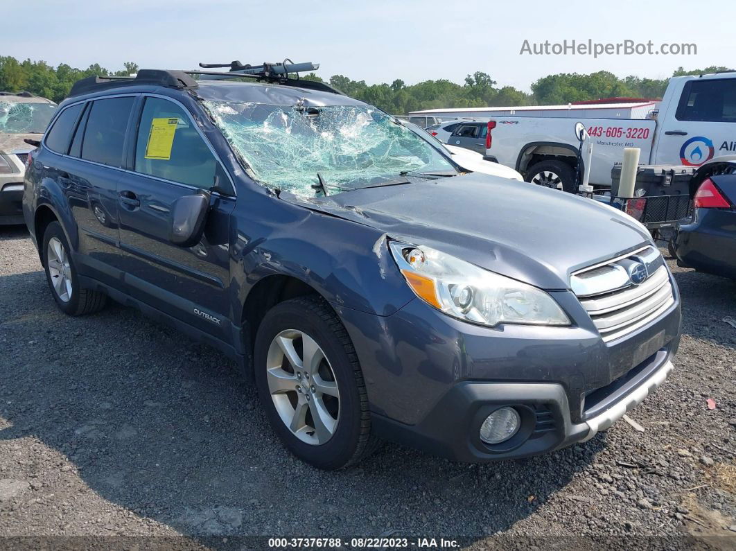 2014 Subaru Outback 2.5i Limited Gray vin: 4S4BRBLC2E3291649