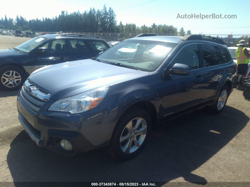 2014 Subaru Outback 2.5i Limited Blue vin: 4S4BRBLC4E3281303