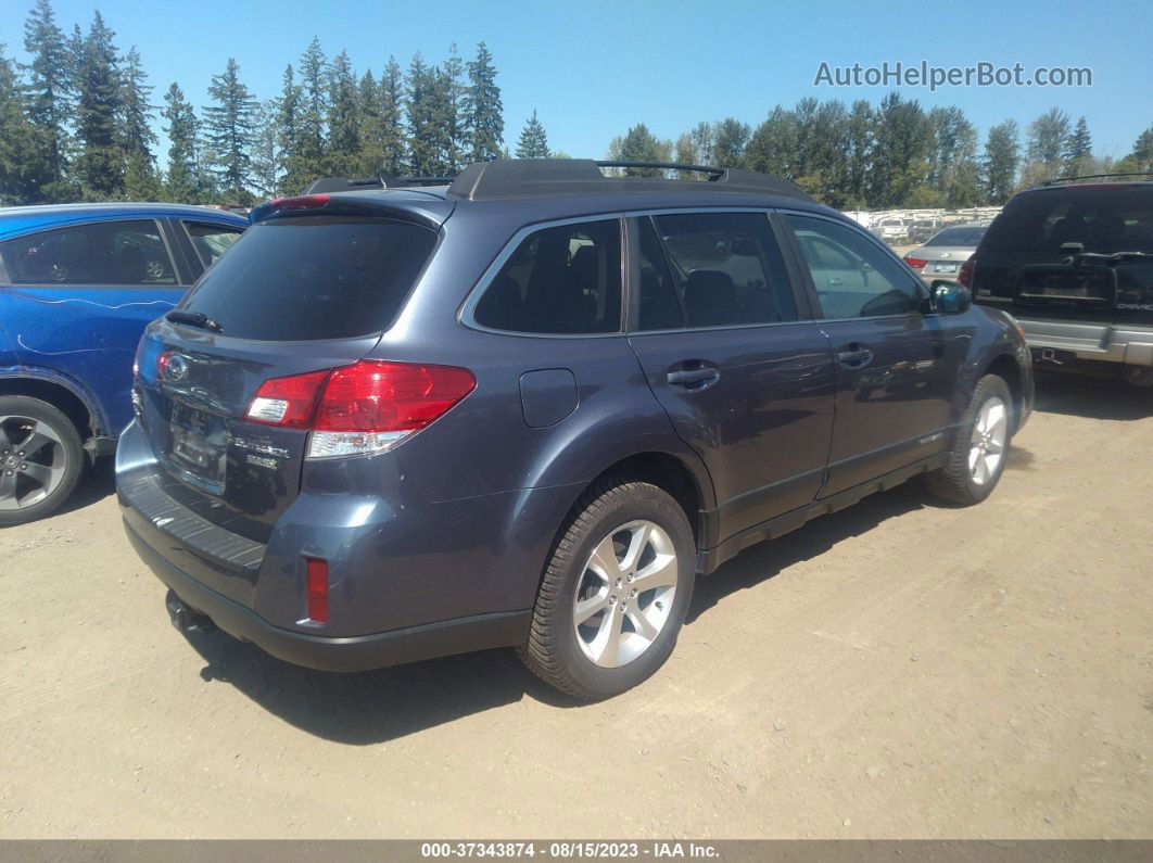 2014 Subaru Outback 2.5i Limited Blue vin: 4S4BRBLC4E3281303