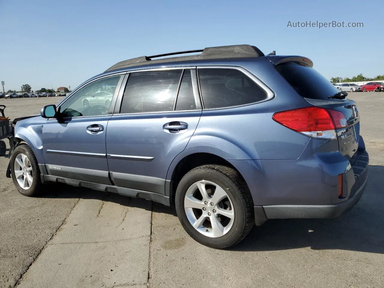 2014 Subaru Outback 2.5i Limited Blue vin: 4S4BRBLC5E3291757