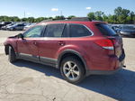 2014 Subaru Outback 2.5i Limited Burgundy vin: 4S4BRBLC7E3217126