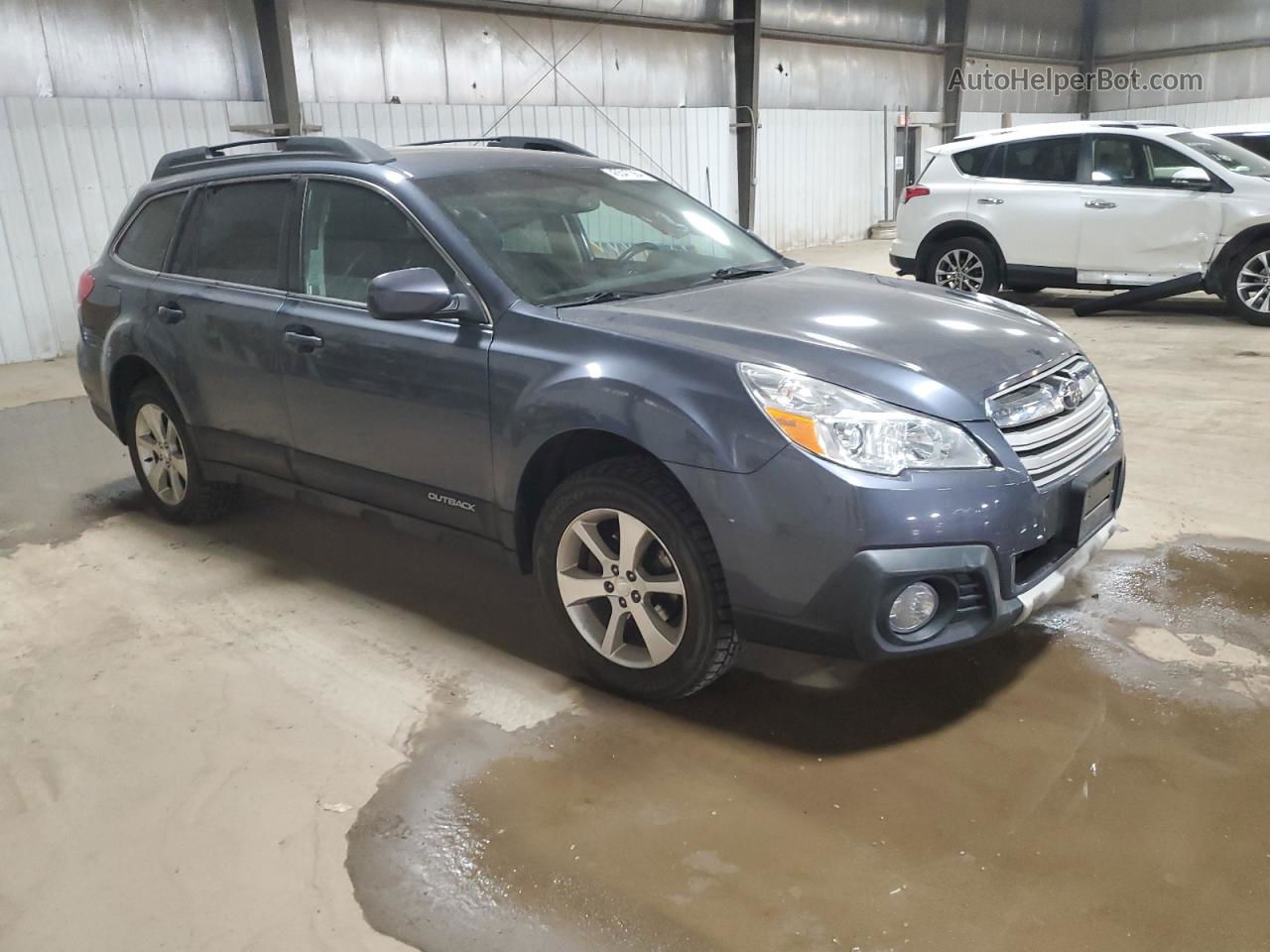 2014 Subaru Outback 2.5i Limited Gray vin: 4S4BRBLC8E3285922