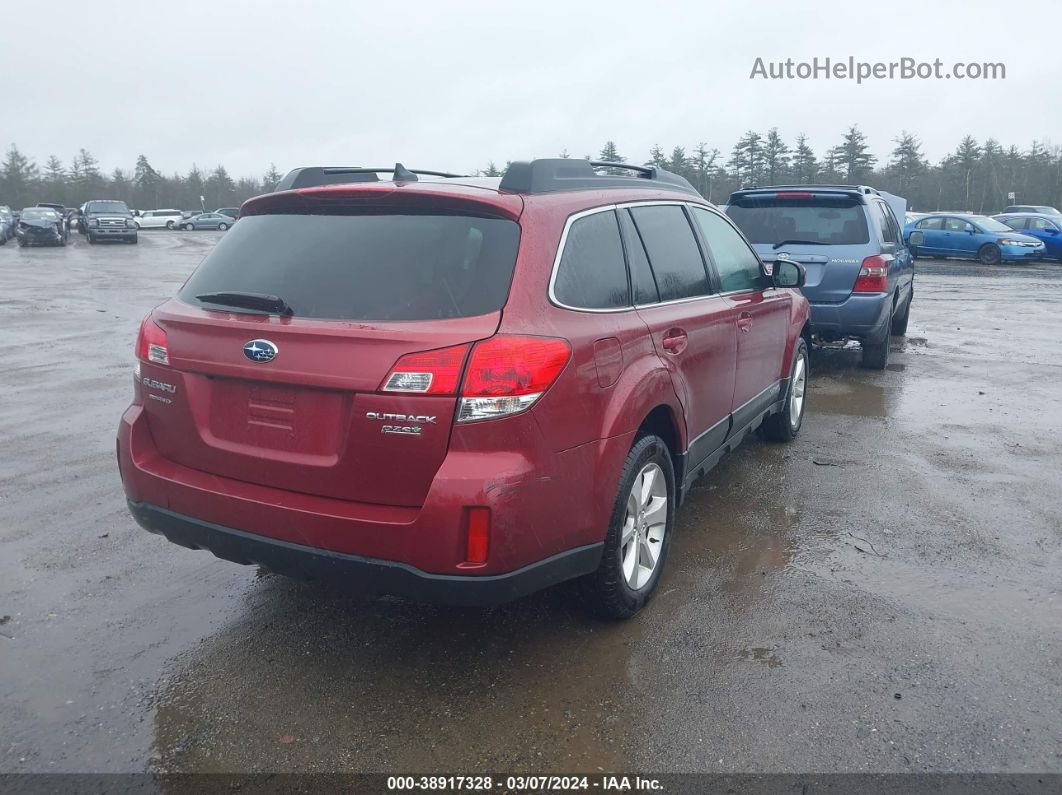 2014 Subaru Outback 2.5i Limited Red vin: 4S4BRBLC8E3325576