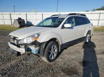 2014 Subaru Outback 2.5i Limited White vin: 4S4BRBMC2E3280830