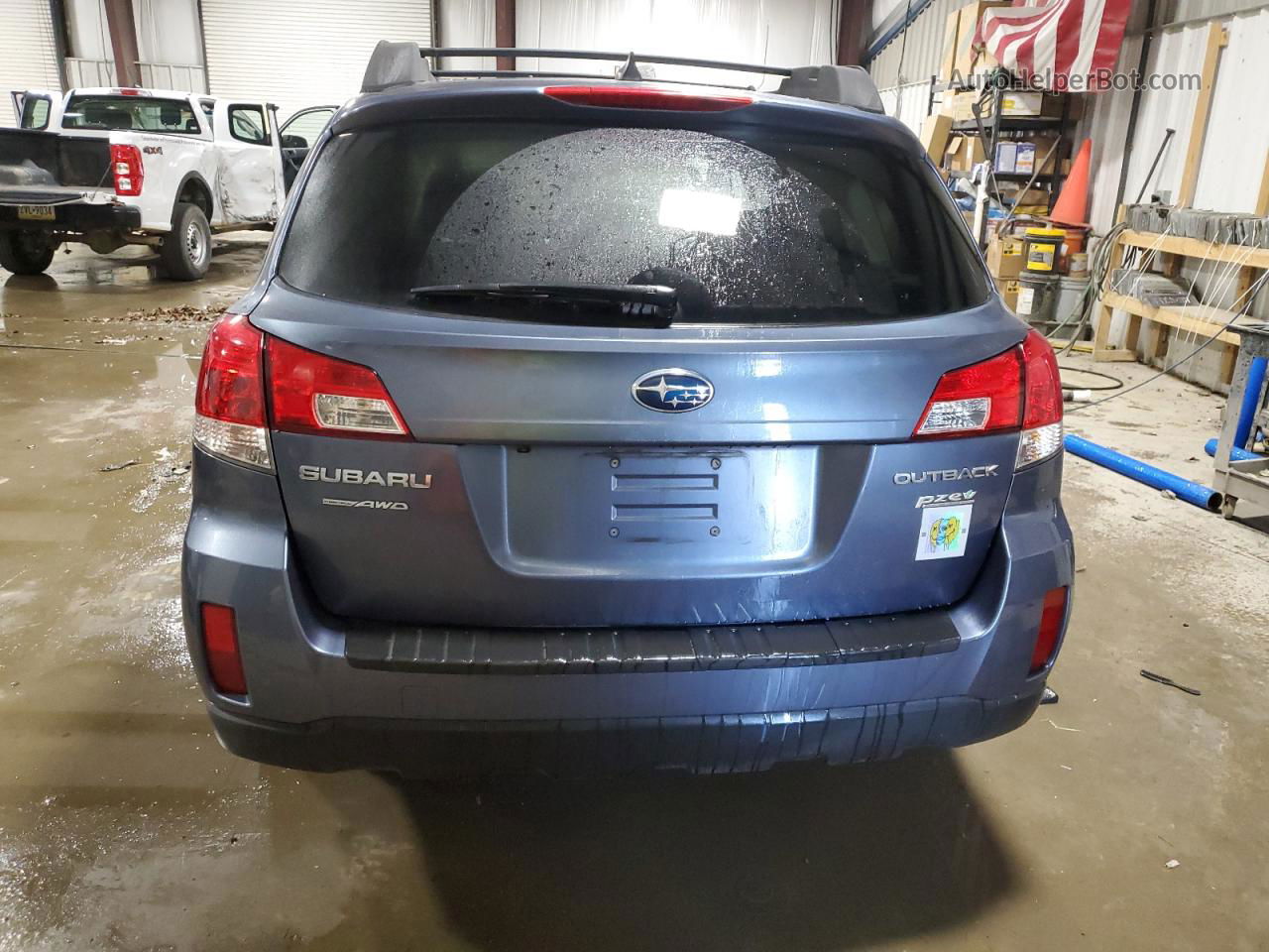 2014 Subaru Outback 2.5i Limited Blue vin: 4S4BRBNC7E3291689