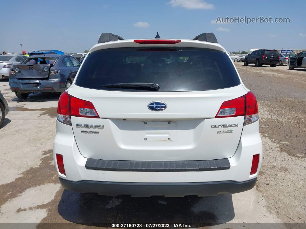 2014 Subaru Outback 2.5i Limited White vin: 4S4BRBPC5E3303125