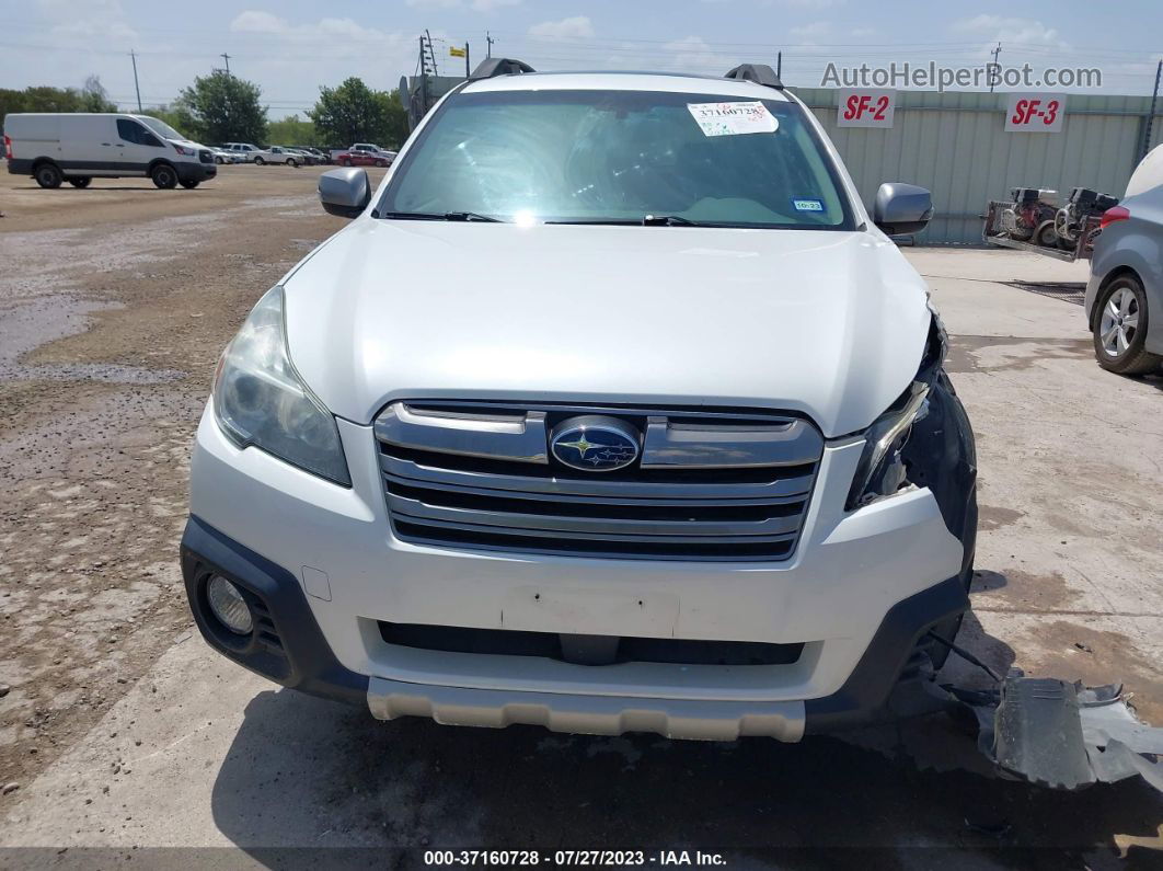 2014 Subaru Outback 2.5i Limited White vin: 4S4BRBPC5E3303125