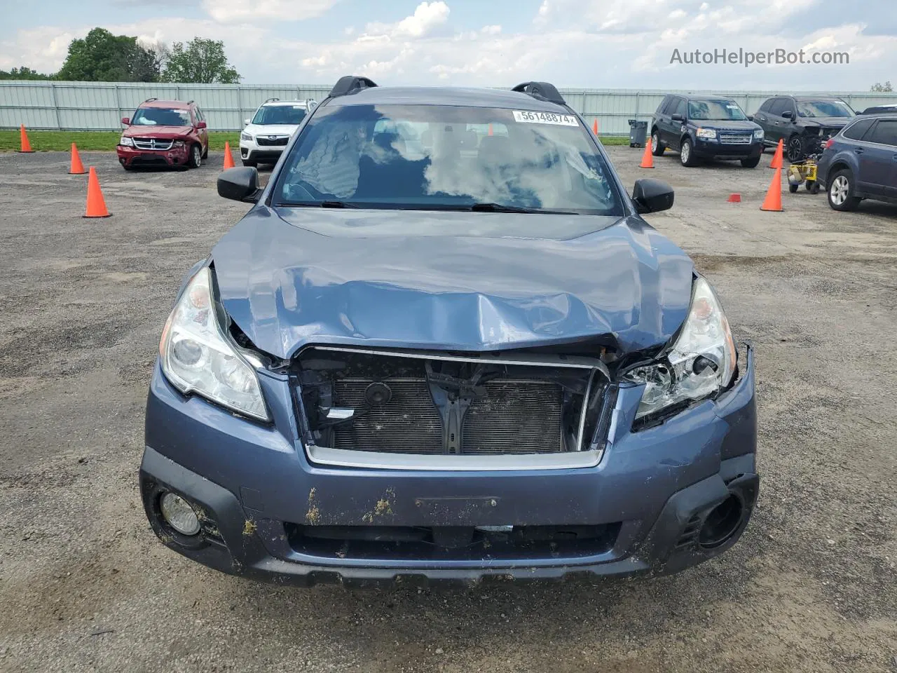 2014 Subaru Outback 2.5i Blue vin: 4S4BRCAC2E3242878