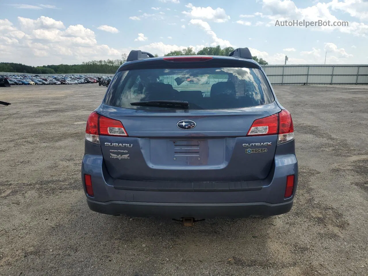 2014 Subaru Outback 2.5i Blue vin: 4S4BRCAC2E3242878