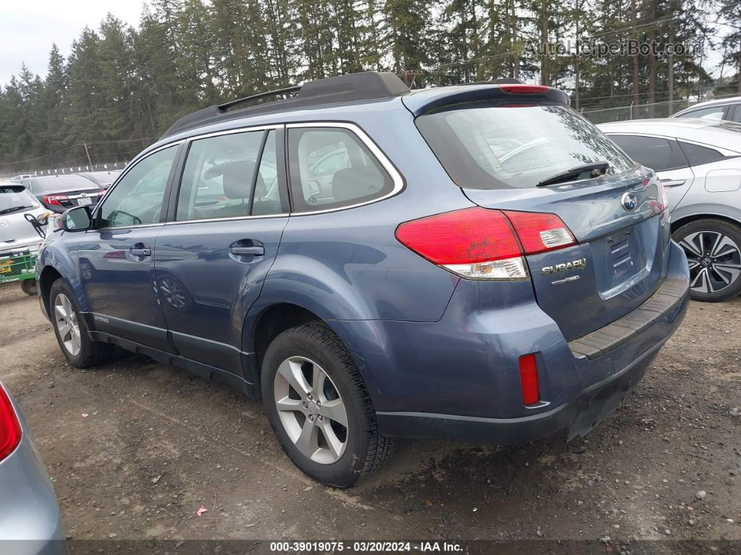 2014 Subaru Outback 2.5i Light Blue vin: 4S4BRCAC2E3325789