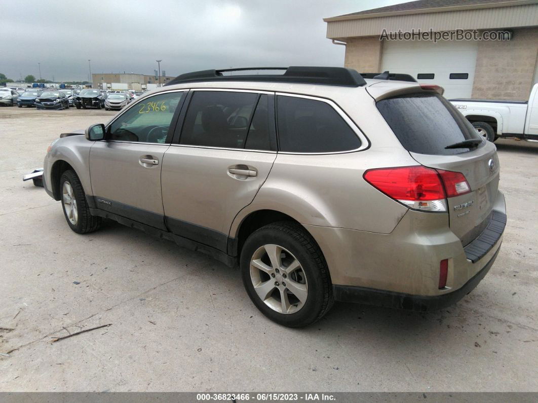 2014 Subaru Outback 2.5i Premium Желто-коричневый vin: 4S4BRCCC2E3241002