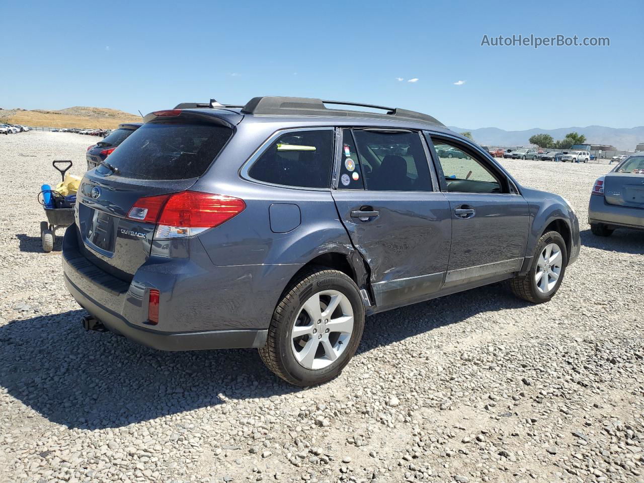 2014 Subaru Outback 2.5i Premium Gray vin: 4S4BRCCC4E3239249