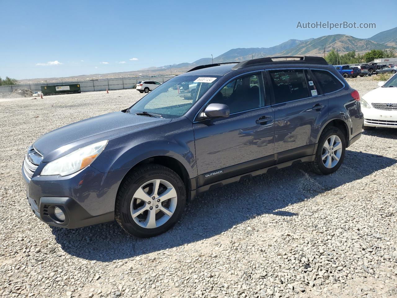 2014 Subaru Outback 2.5i Premium Gray vin: 4S4BRCCC4E3239249