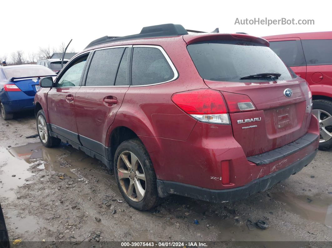 2014 Subaru Outback 2.5i Premium Бордовый vin: 4S4BRCCC4E3252535