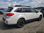 2014 Subaru Outback 2.5i Premium White vin: 4S4BRCCC9E3304144