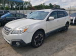 2014 Subaru Outback 2.5i Premium White vin: 4S4BRCCC9E3304144