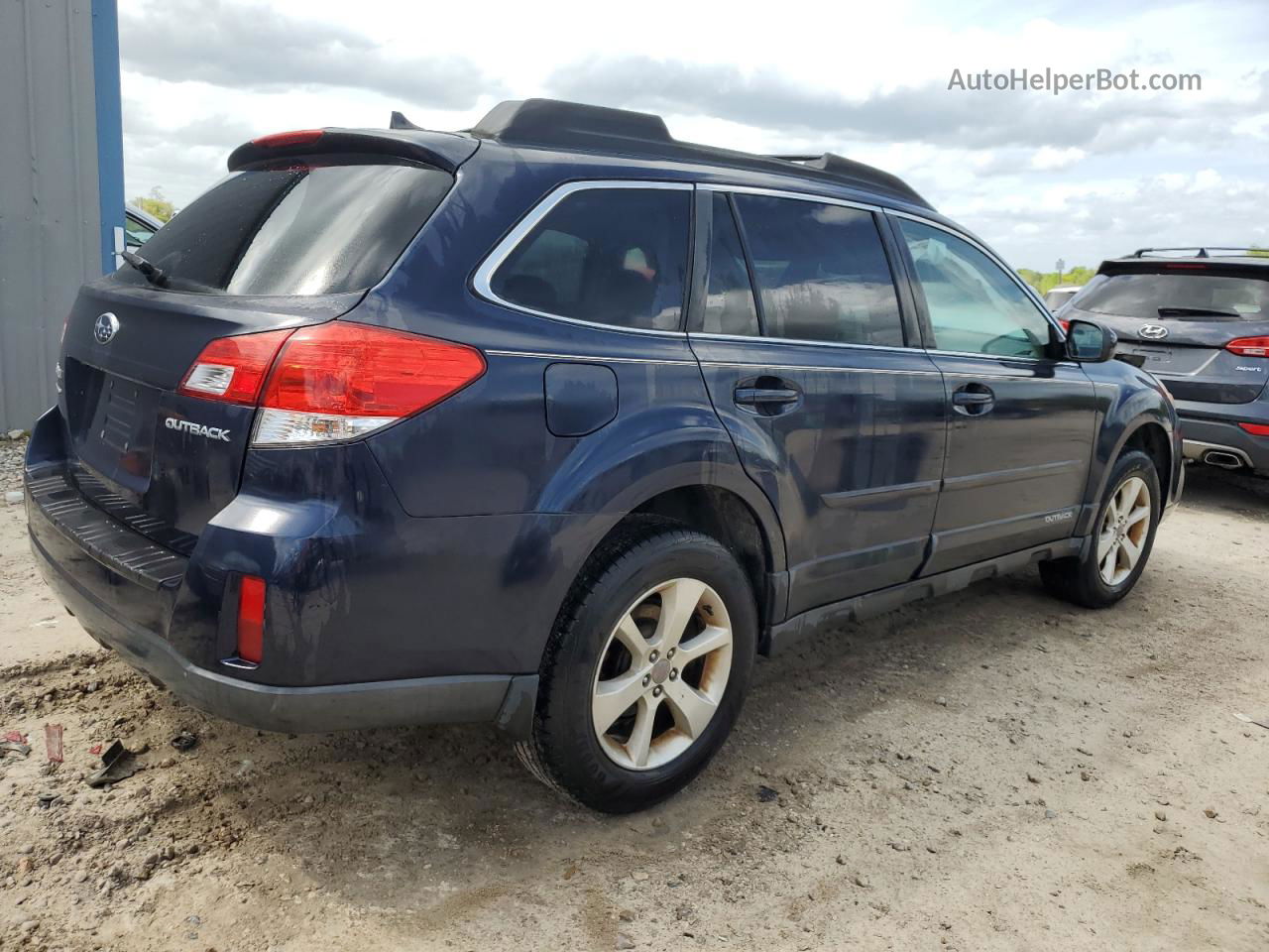 2014 Subaru Outback 2.5i Premium Синий vin: 4S4BRCDCXE3212880