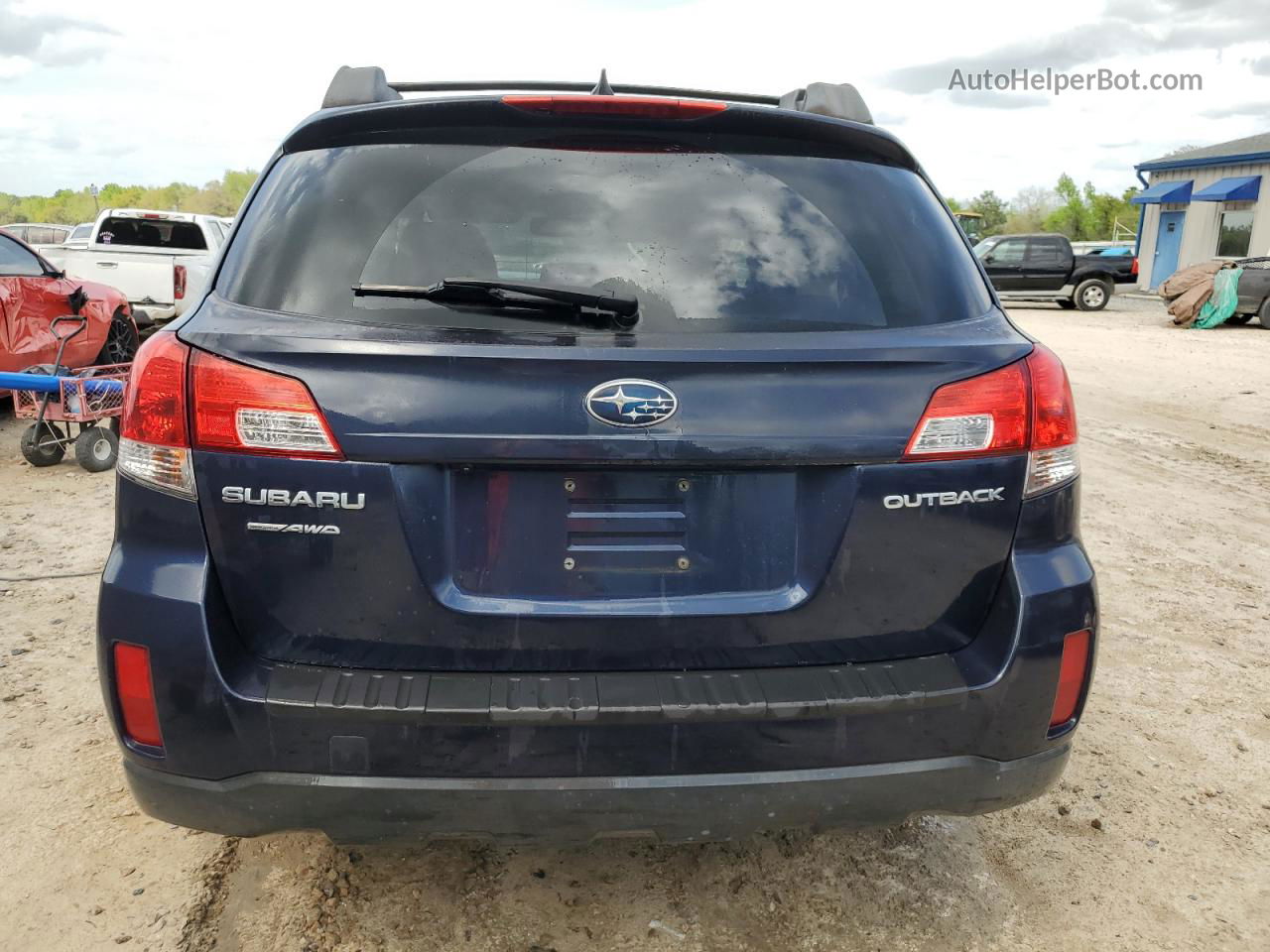 2014 Subaru Outback 2.5i Premium Blue vin: 4S4BRCDCXE3212880