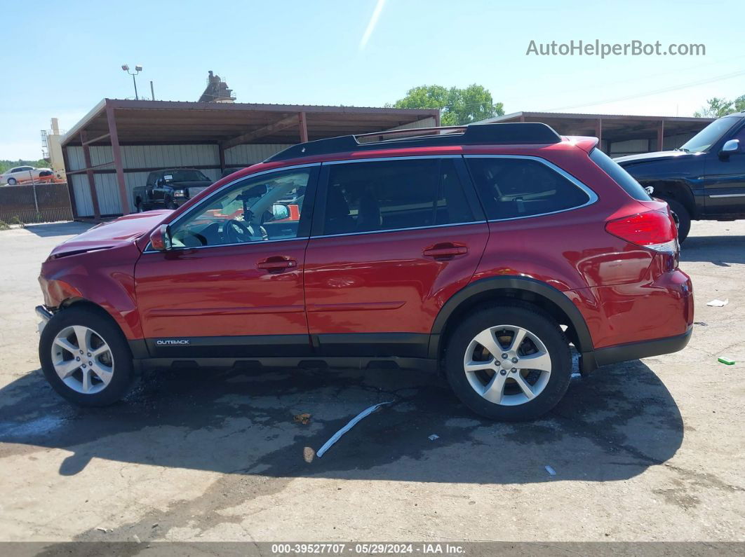 2014 Subaru Outback 2.5i Premium Красный vin: 4S4BRCFCXE3220300