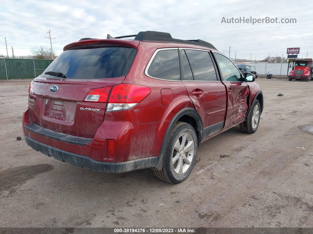 2014 Subaru Outback 2.5i Limited Maroon vin: 4S4BRCLC2E3262965