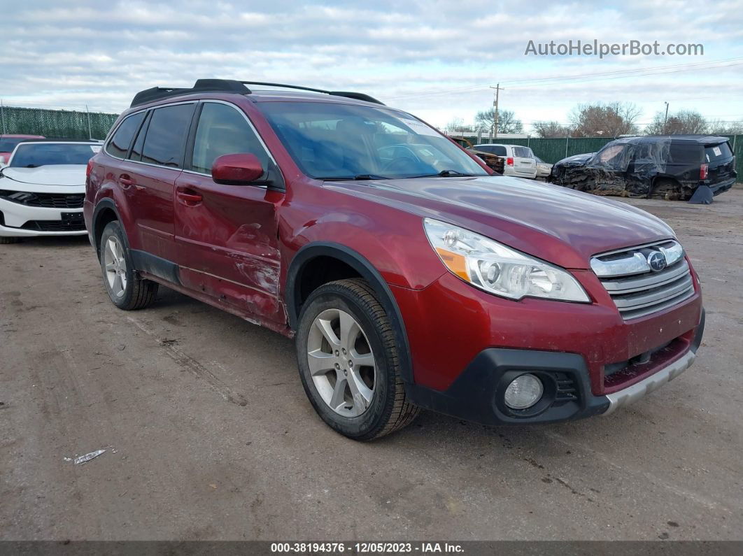 2014 Subaru Outback 2.5i Limited Maroon vin: 4S4BRCLC2E3262965