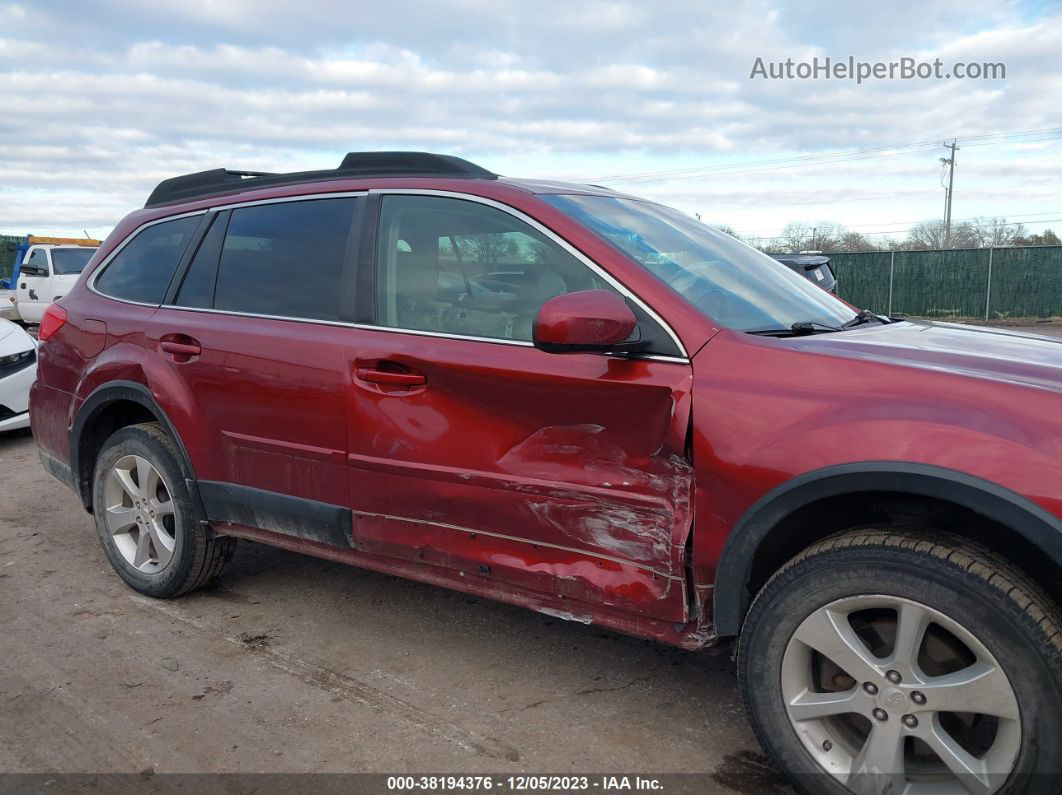 2014 Subaru Outback 2.5i Limited Maroon vin: 4S4BRCLC2E3262965