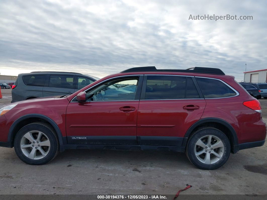 2014 Subaru Outback 2.5i Limited Maroon vin: 4S4BRCLC2E3262965