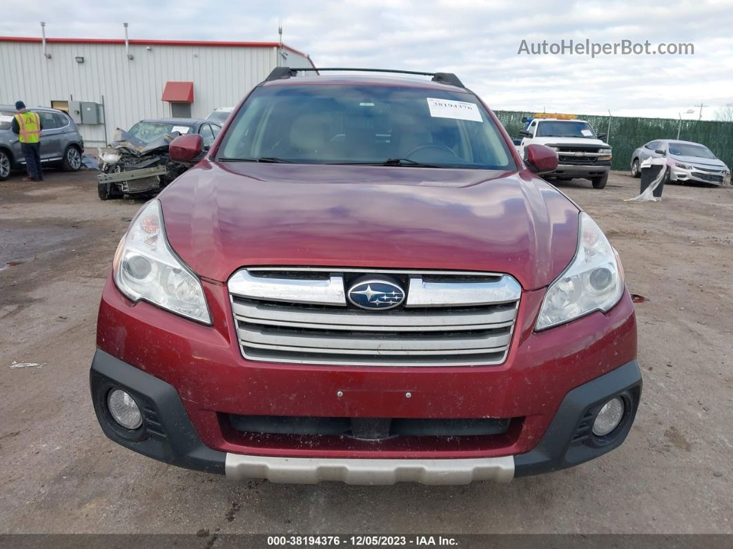 2014 Subaru Outback 2.5i Limited Maroon vin: 4S4BRCLC2E3262965