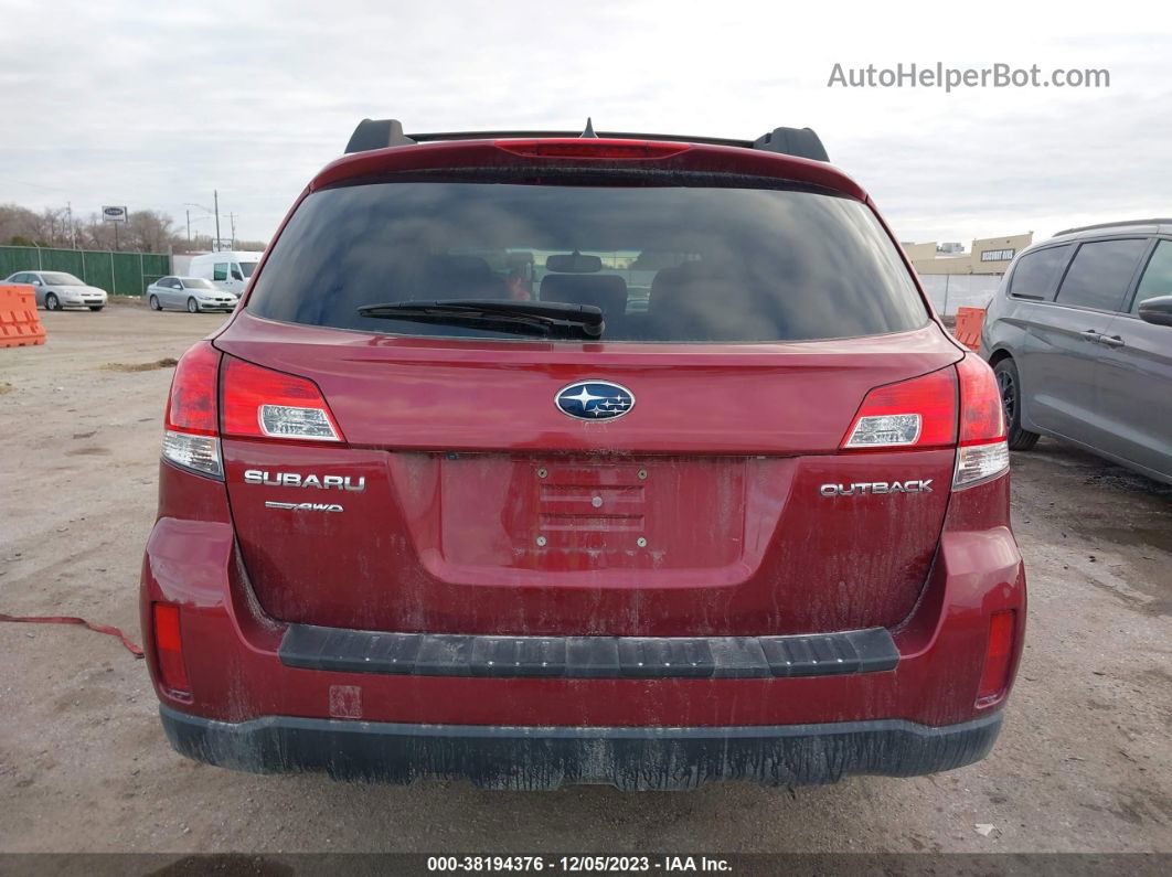 2014 Subaru Outback 2.5i Limited Maroon vin: 4S4BRCLC2E3262965