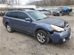 2014 Subaru Outback 2.5i Limited Blue vin: 4S4BRCLC6E3294804