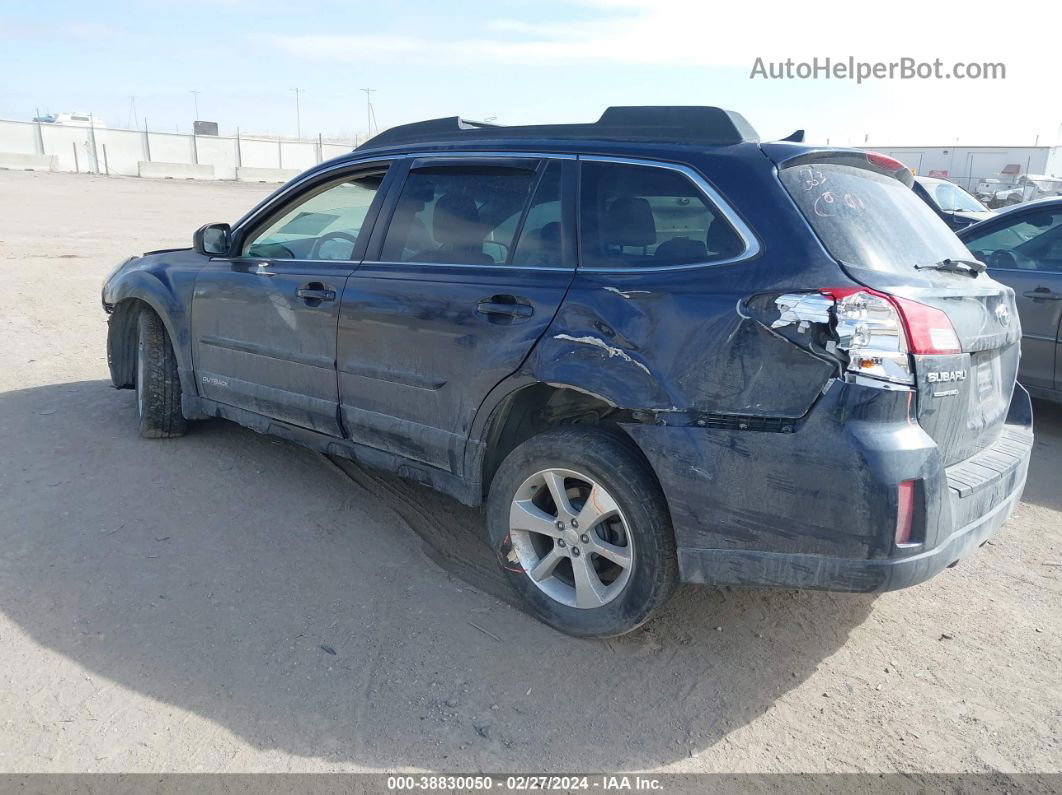 2014 Subaru Outback 2.5i Limited Dark Blue vin: 4S4BRCLC8E3203760