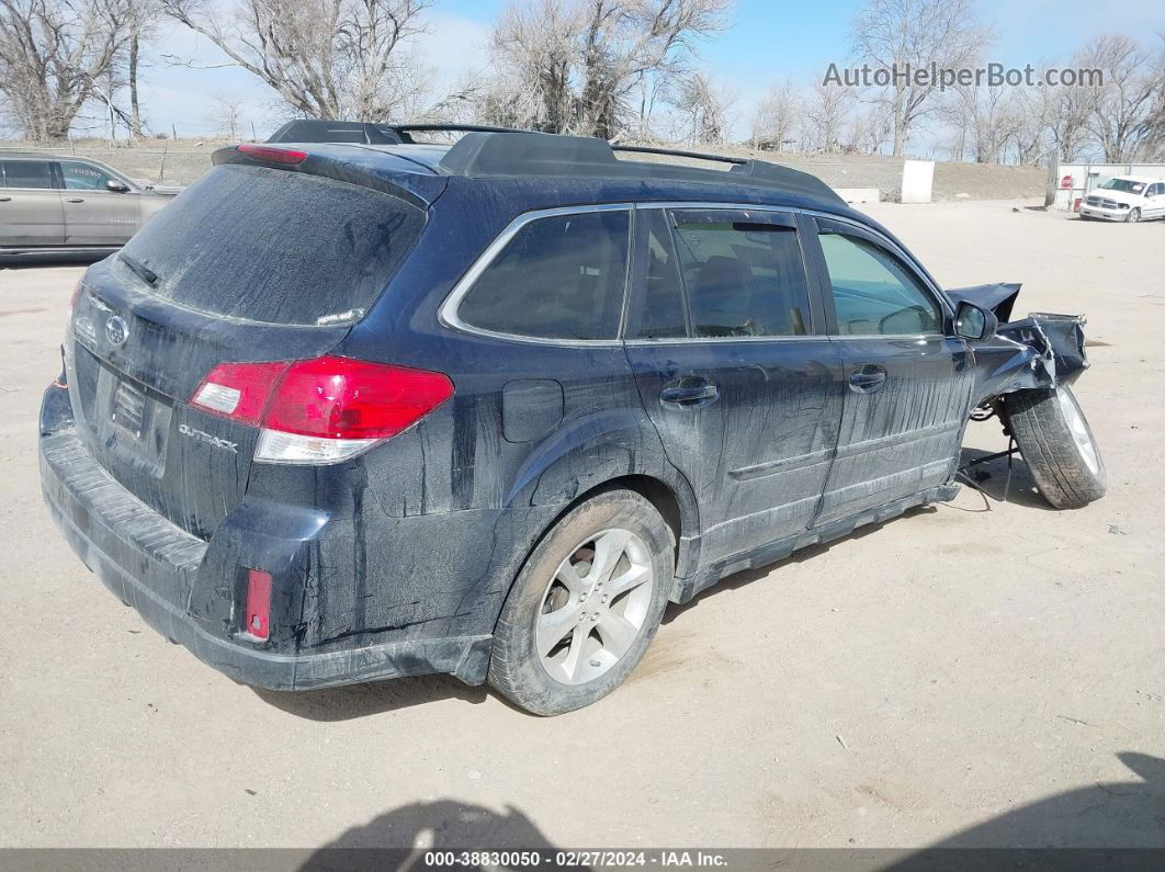 2014 Subaru Outback 2.5i Limited Dark Blue vin: 4S4BRCLC8E3203760