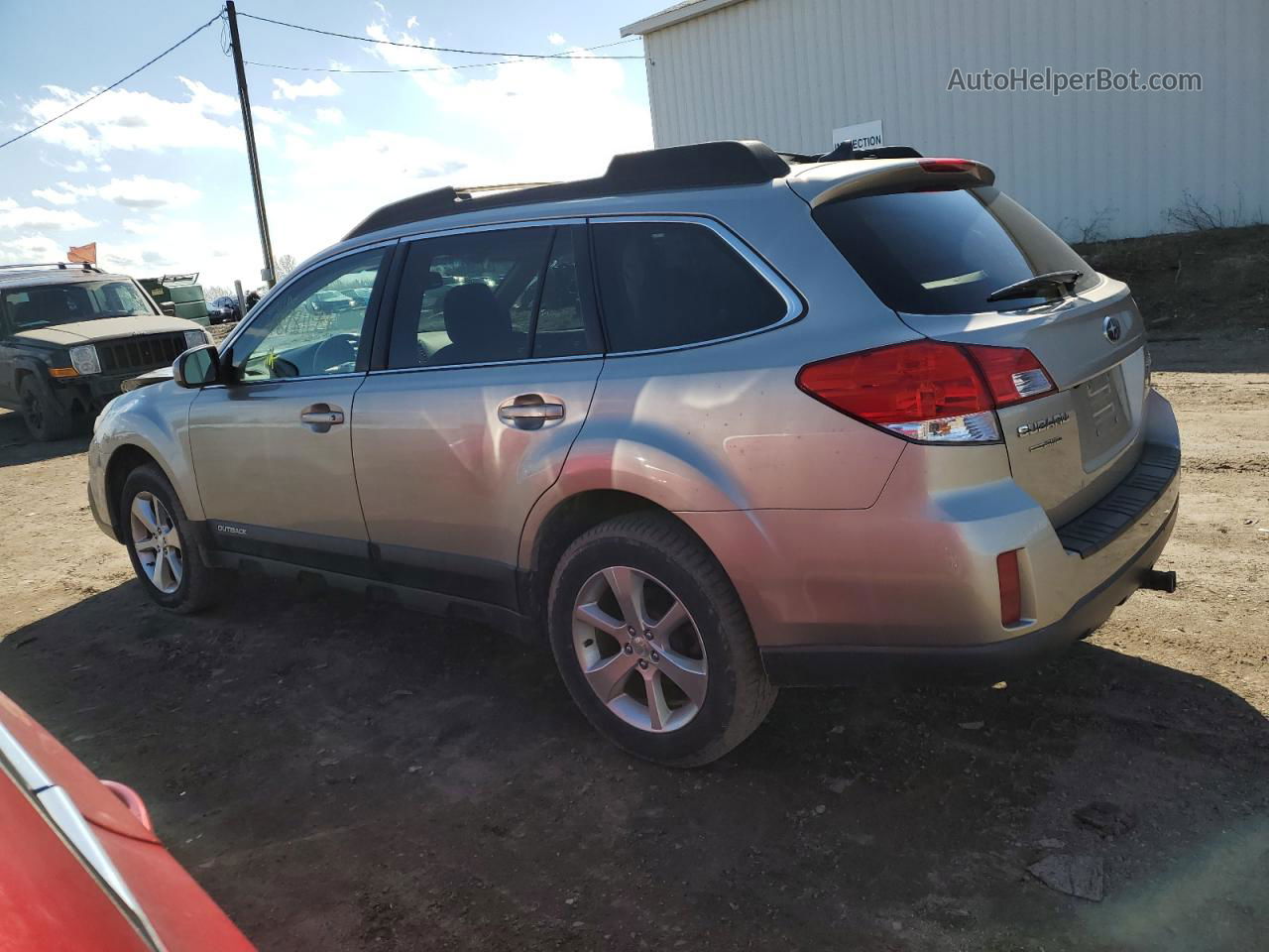 2014 Subaru Outback 2.5i Limited Silver vin: 4S4BRCLCXE3263961