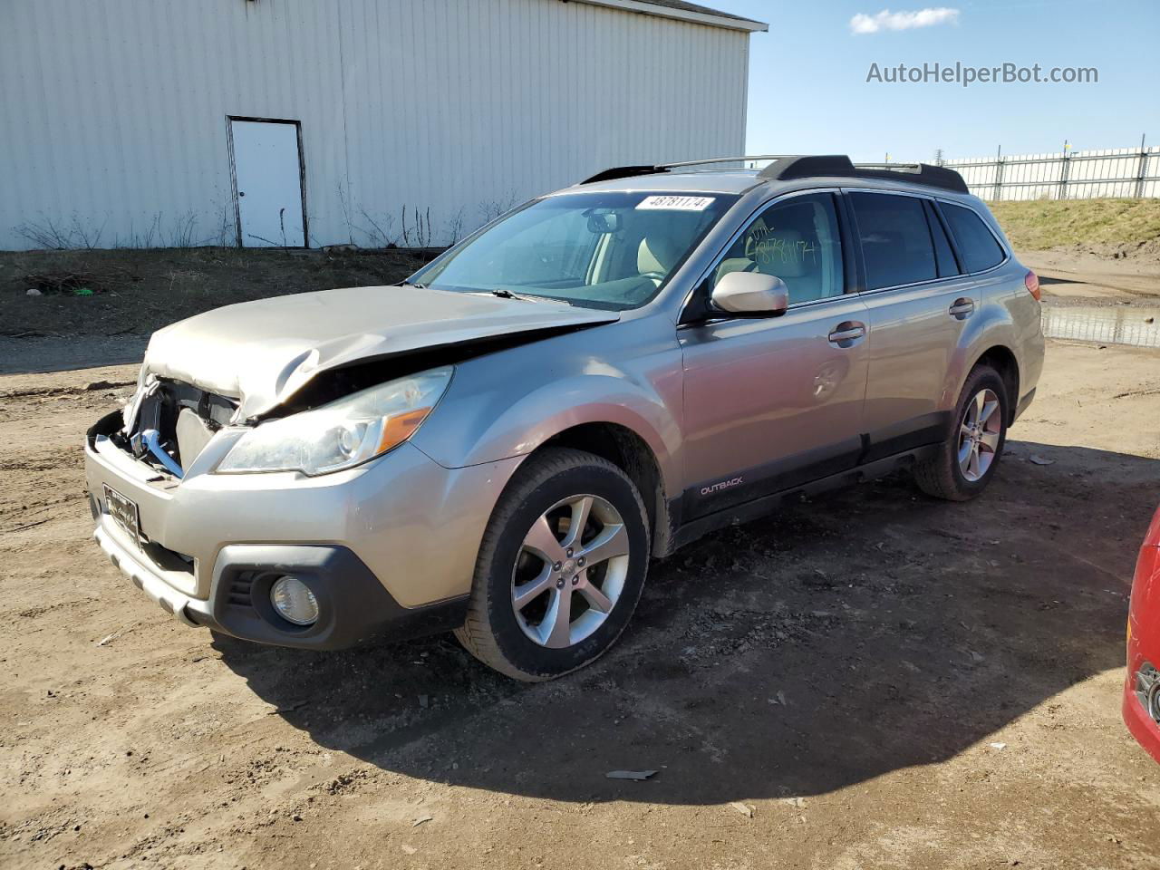 2014 Subaru Outback 2.5i Limited Серебряный vin: 4S4BRCLCXE3263961