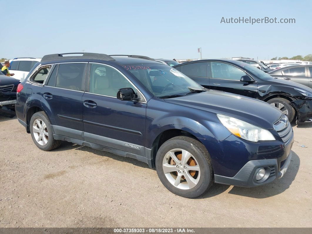 2014 Subaru Outback 2.5i Limited Blue vin: 4S4BRCMC2E3278307