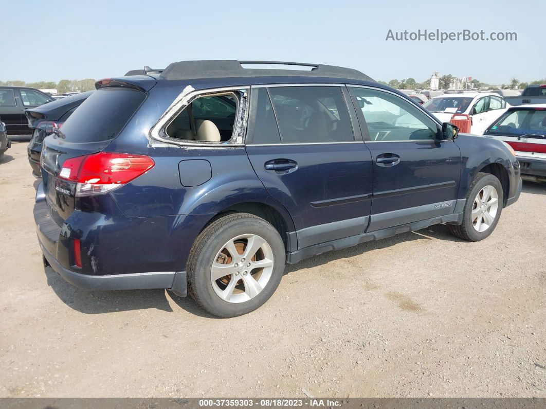 2014 Subaru Outback 2.5i Limited Синий vin: 4S4BRCMC2E3278307