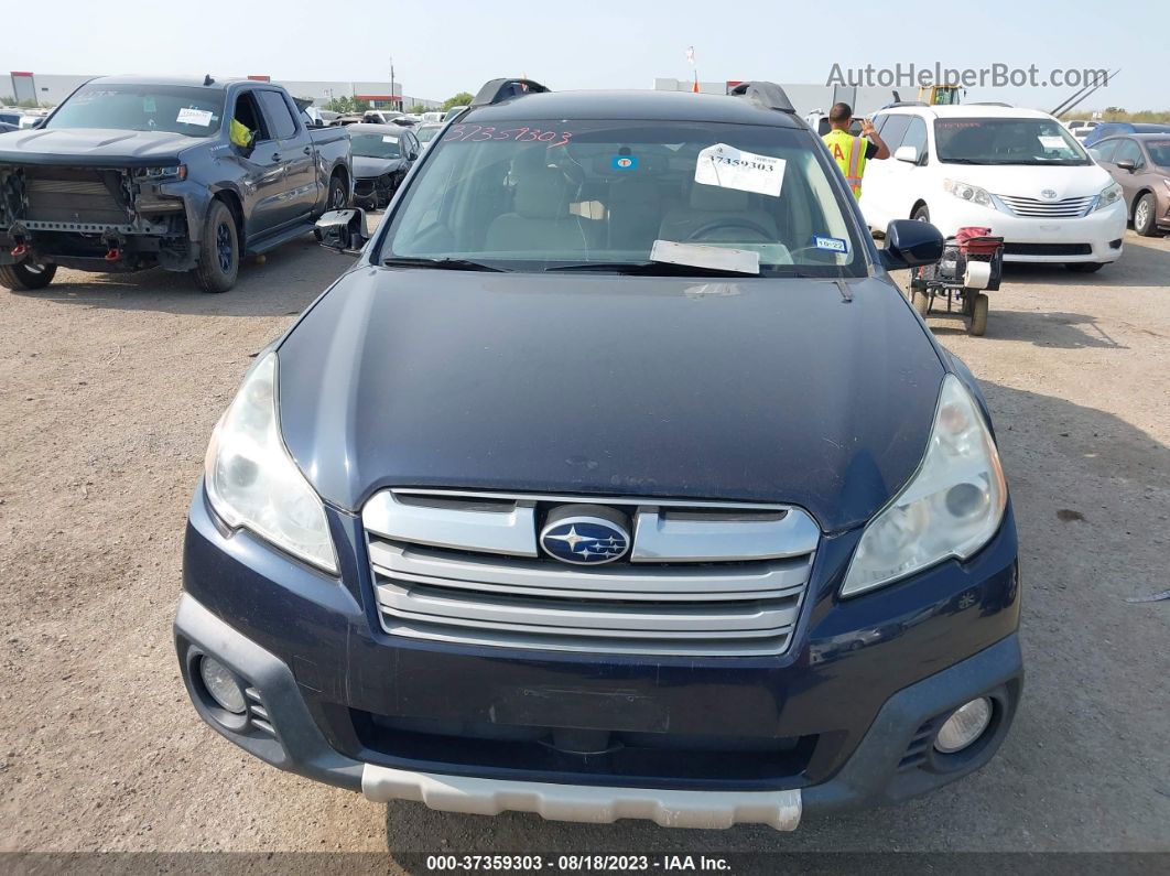 2014 Subaru Outback 2.5i Limited Blue vin: 4S4BRCMC2E3278307