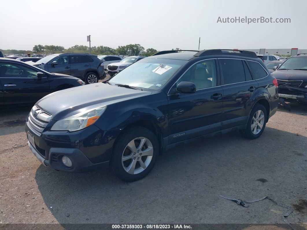 2014 Subaru Outback 2.5i Limited Blue vin: 4S4BRCMC2E3278307