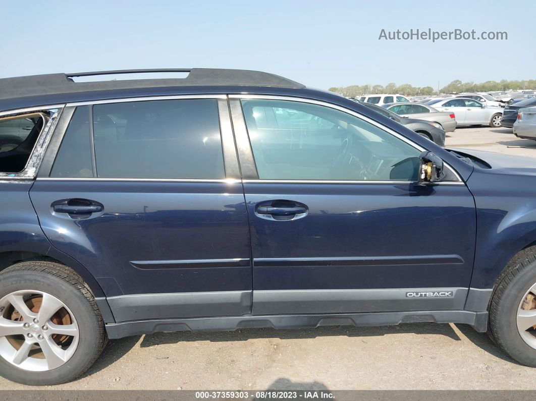 2014 Subaru Outback 2.5i Limited Blue vin: 4S4BRCMC2E3278307