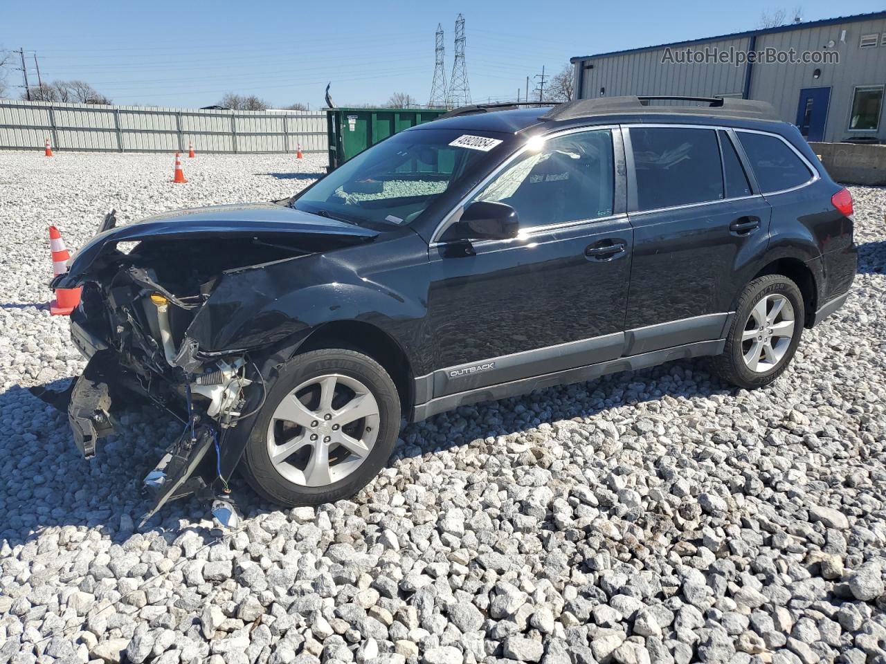 2014 Subaru Outback 2.5i Limited Черный vin: 4S4BRCMC3E3263668