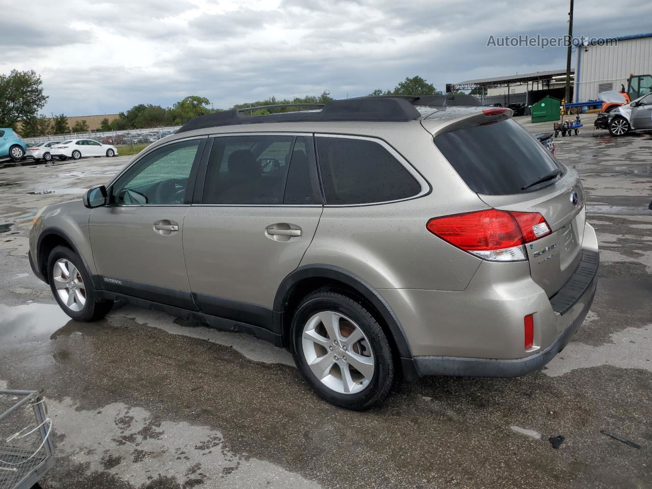 2014 Subaru Outback 2.5i Limited Кремовый vin: 4S4BRCMC5E3277507